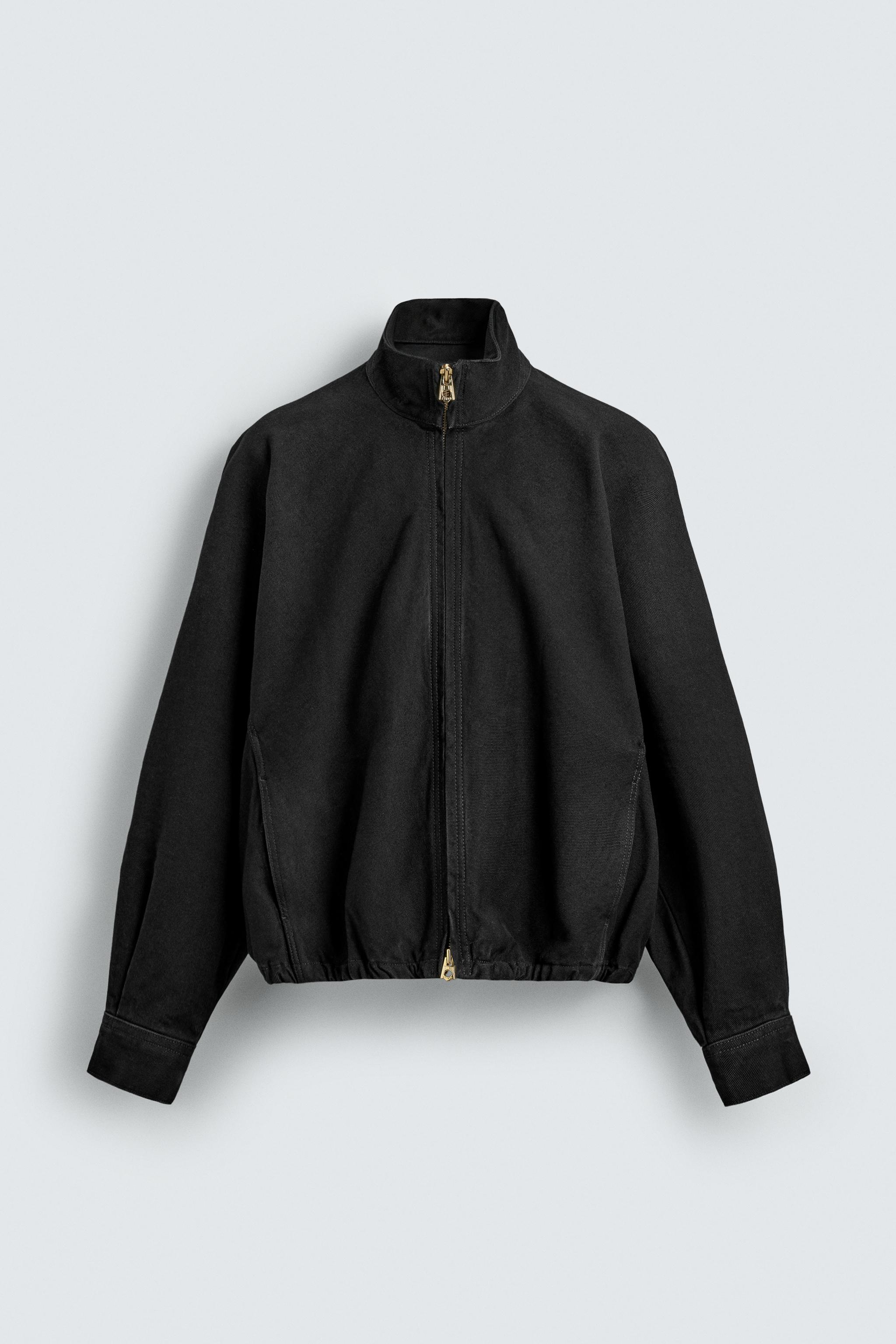 BLOUSON BOMBER COUPE CARRÉE EN COTON